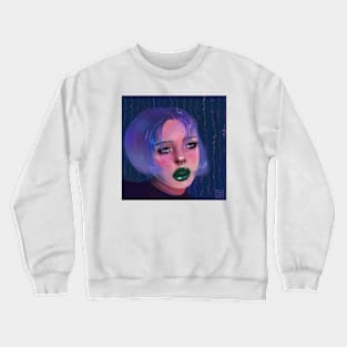 Green lipstick Crewneck Sweatshirt